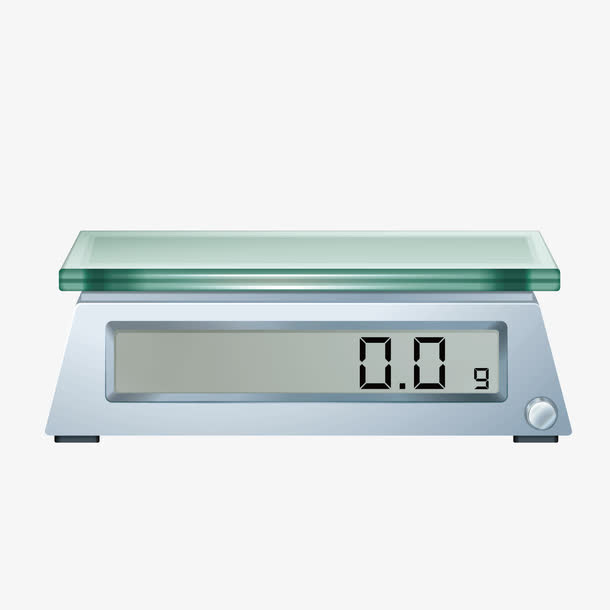 灰色体重秤免抠