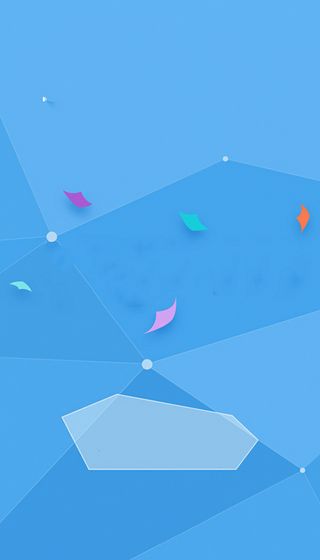 蓝色扁平海报背景高清