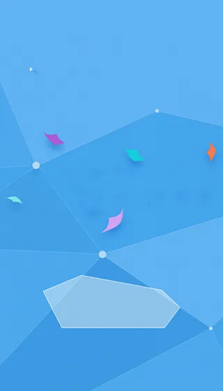 蓝色扁平海报背景高清