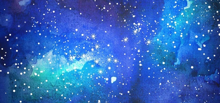 炫彩油墨水彩星空绘画背景高清