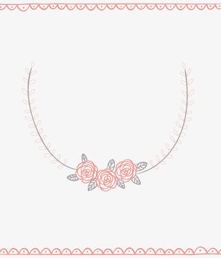 粉色玫瑰花婚礼装饰免抠