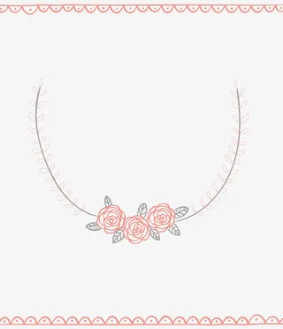 粉色玫瑰花婚礼装饰免抠