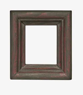 老式红木相框免抠