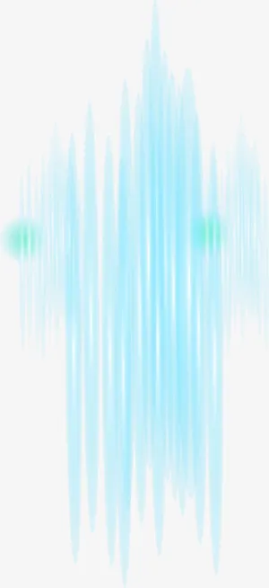 蓝色线条效果元素免抠