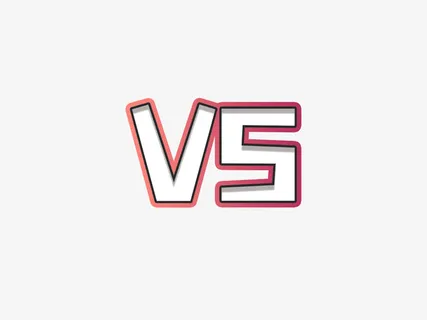 vs对决PK文字免抠