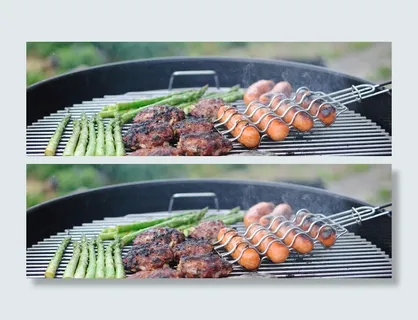 烧烤图背景图高清