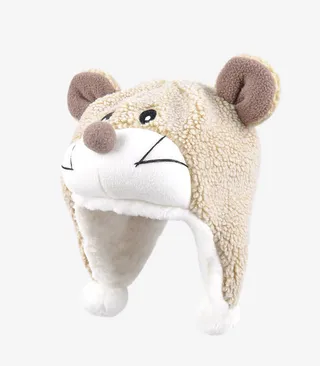 kenmont儿童帽子加绒动物帽免抠