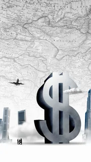 商务金融元素H5背景高清