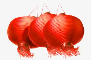 大红的灯笼免抠