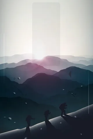 扁平化企业文化海报背景素材高清