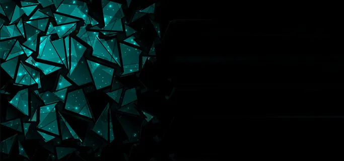 黑色大气扁平几何科技背景高清