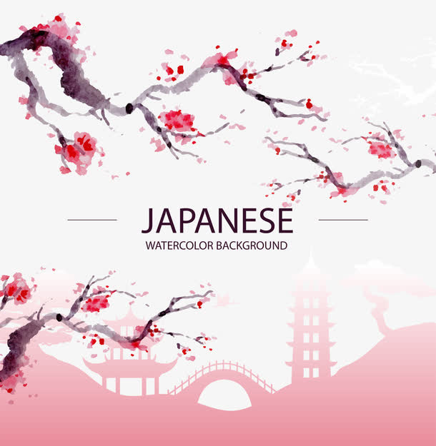 日本樱花免抠
