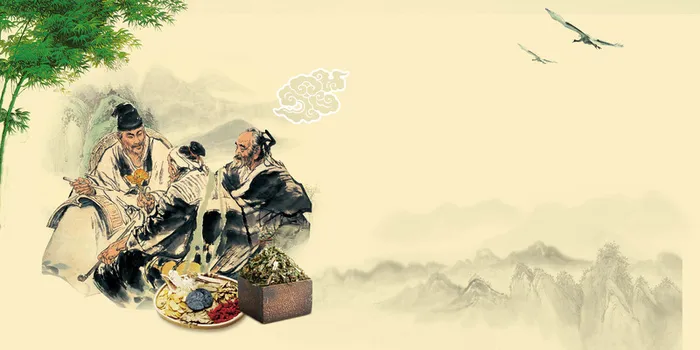 古代中医背景素材高清