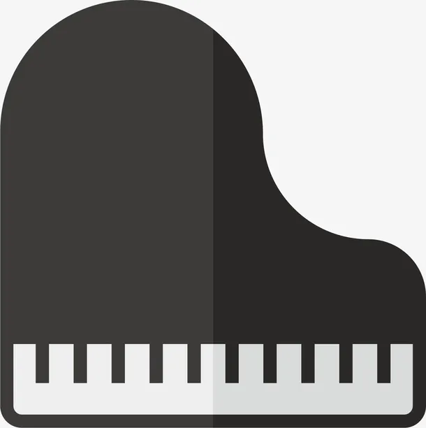 矢量图音乐器材钢琴免抠
