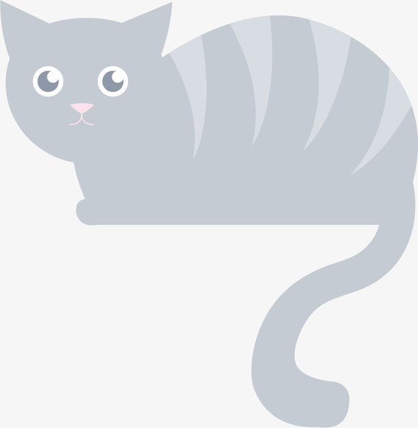 匍匐的小猫免抠