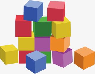 积木卡通图免抠