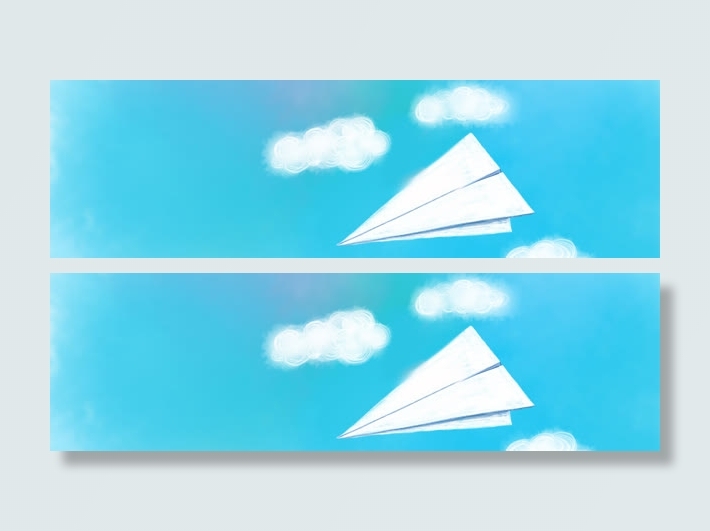 儿童淘宝用品banner背景设计免抠