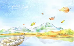 一叶知秋海报高清