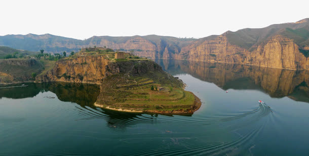 山西老牛湾景点免抠