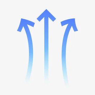 矢量透气感箭头免抠