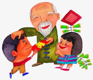 中国传统习俗压岁钱免抠