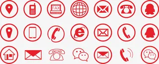 名片图标元素免抠