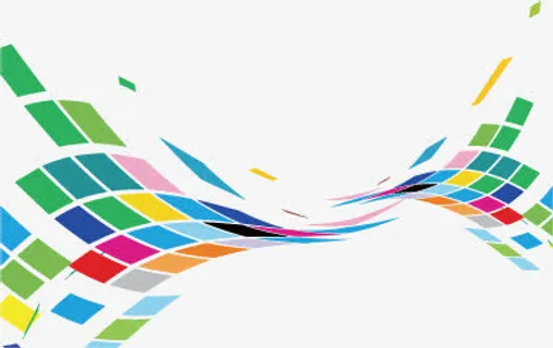 炫彩正方形免抠