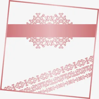 小清新粉色雪花免抠