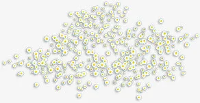 白色可爱小花唯美免抠