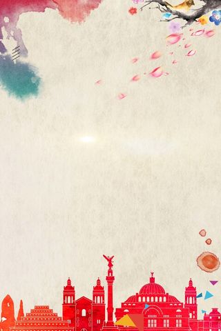 城市建设建党节海报背景模板