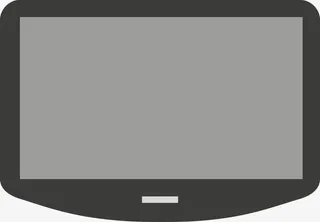 卡通电视机矢量图免抠