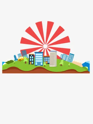 摩天轮和草坪免抠