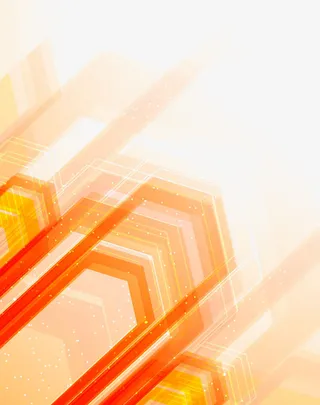 黄色梦幻图形免抠