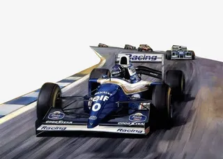 赛车转弯比赛现场免抠