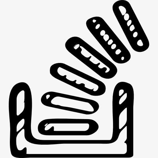 叠纸溢出托盘图标免抠