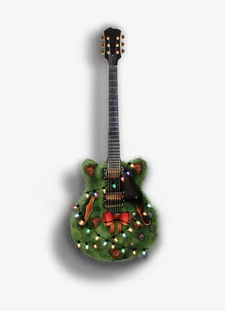 圣诞节吉他免抠