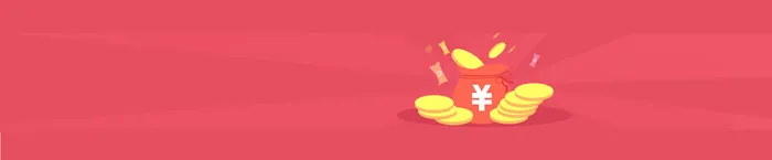 卡通钱币背景banner装饰高清