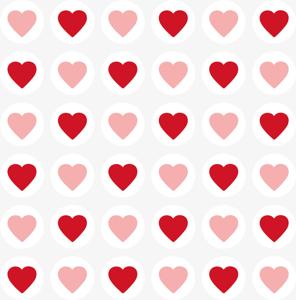 爱心花纹背景素材