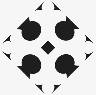 点线面构图底纹角花素材免抠