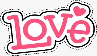 love字体墙纸免抠