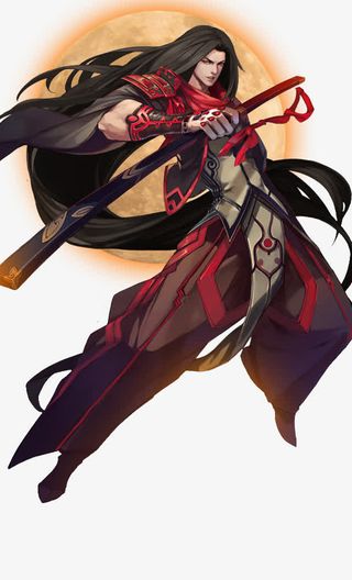 古风潇洒男性侠士游戏人物免抠