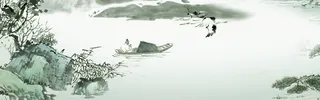 古风古韵山水banner高清