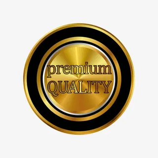 金色大气徽章免抠