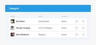 网站数据表格UI免抠
