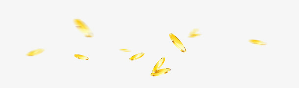 金币漂浮元素免抠