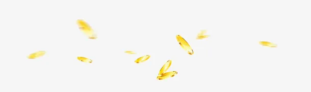 金币漂浮元素免抠