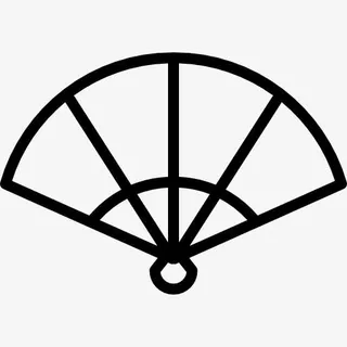 手扇开图标免抠