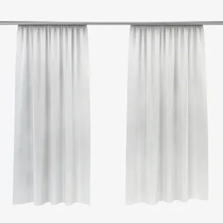 白色优雅帘子免抠