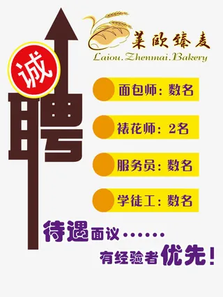 蛋糕店招聘免抠