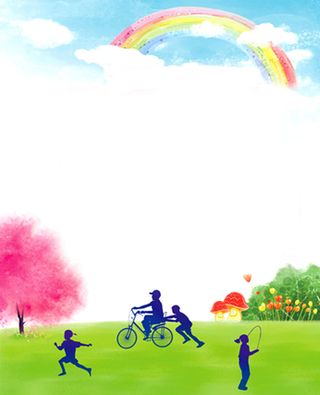 六一儿童节海报背景高清